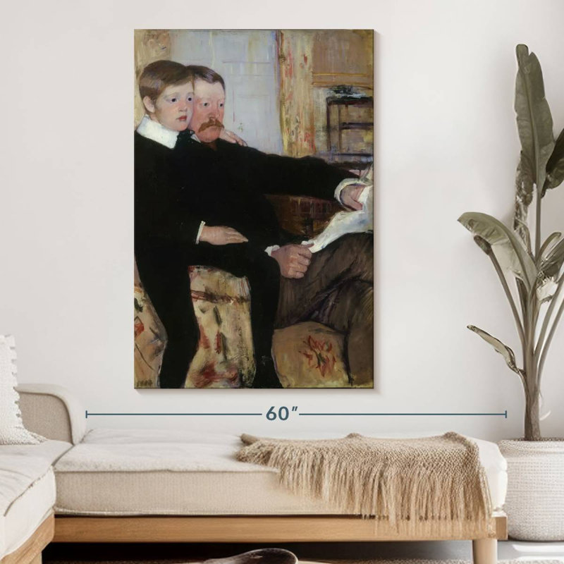 Alexander Cassatt et Robert Cassatt, H 51 po x l 34 po