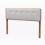 Grande tête de lit tapissier Morganville au fini gris clair, H 58,21 po x l 62,29 po x P 1,58 po-933050152-933050154
