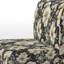 Rustic Victorian Brocade Victorian Motif - Chaise d'appoint de chalet rembourrée à motif floral-101858068