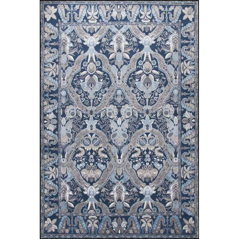 Tapis lavable à la machine Floral, Rectangle 3 pi 11 po x 5 pi 11 po