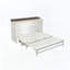 Grand lit escamotable avec tiroir de rangement et station de charge-1780195279