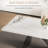 86'' Modern Minimalist Rectangle Dining Table for 4-6, Faux Marble Dining Table with Black N Shaped Legs for Home, Kitchen, Living Room-188210010