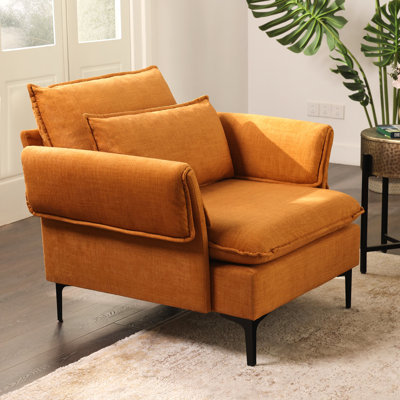 Chaise de salon rembourrée 33 po