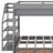 Full Size Convertible Bunk Bed With Drawers-165814366