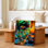 Femme abstraite colorée demi-visage, impression d'art mural sur toile, décor de bureau de chambre à coucher de chambre à coucher, décoration murale de galerie, œuvre d'art élégante pour canapé-lit, entrée, couloir
