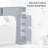Kleankin Over The Toilet Storage Cabinet W/ Adjustable Shelves-1464817159