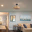 Ventilateur de plafond avec cage Boho