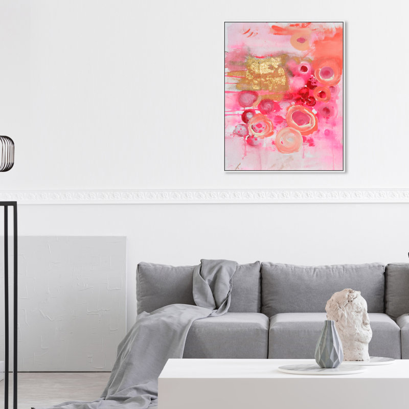 « maculae »-motif à flotteur, impression sur toile, H 36 po x l 30 po x P 1,5 po
