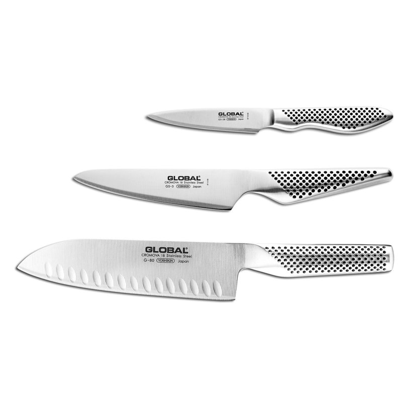 Global Knives Classic 3 Piece Assorted Knife Set