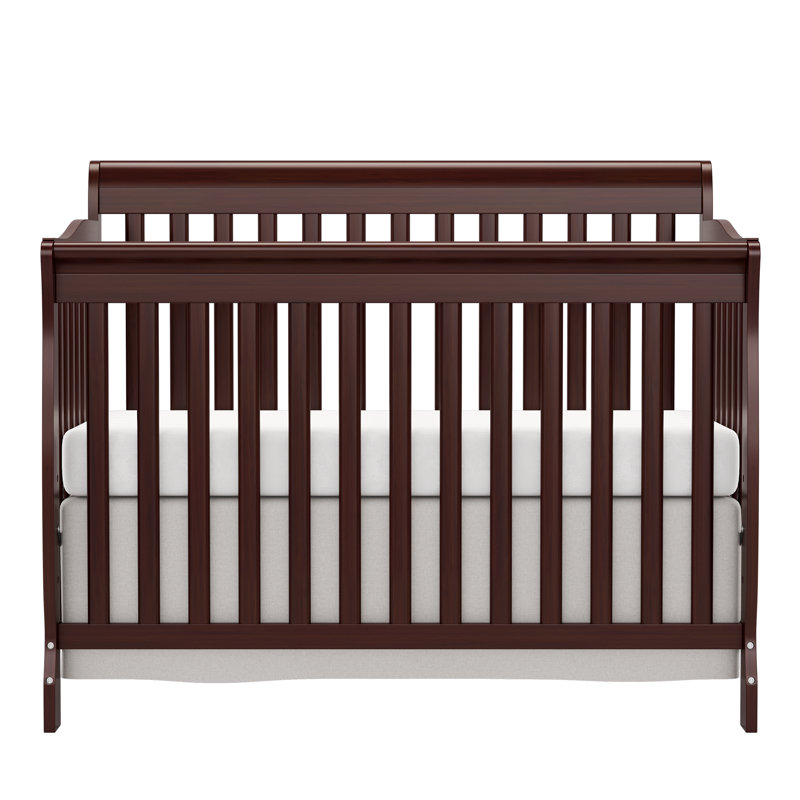 Lit de bébé convertible 5-en-1, Espresso