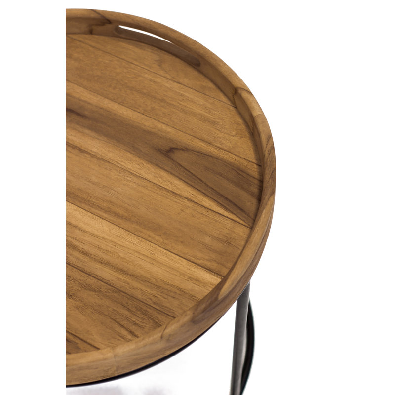 Dassel Solid Wood Top End Table