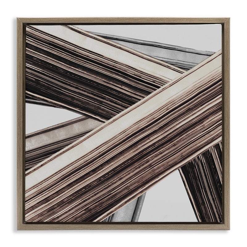 "Floater" par PI Studio, Cadre flottant orme Montalcino, H 25 po x l 25 po