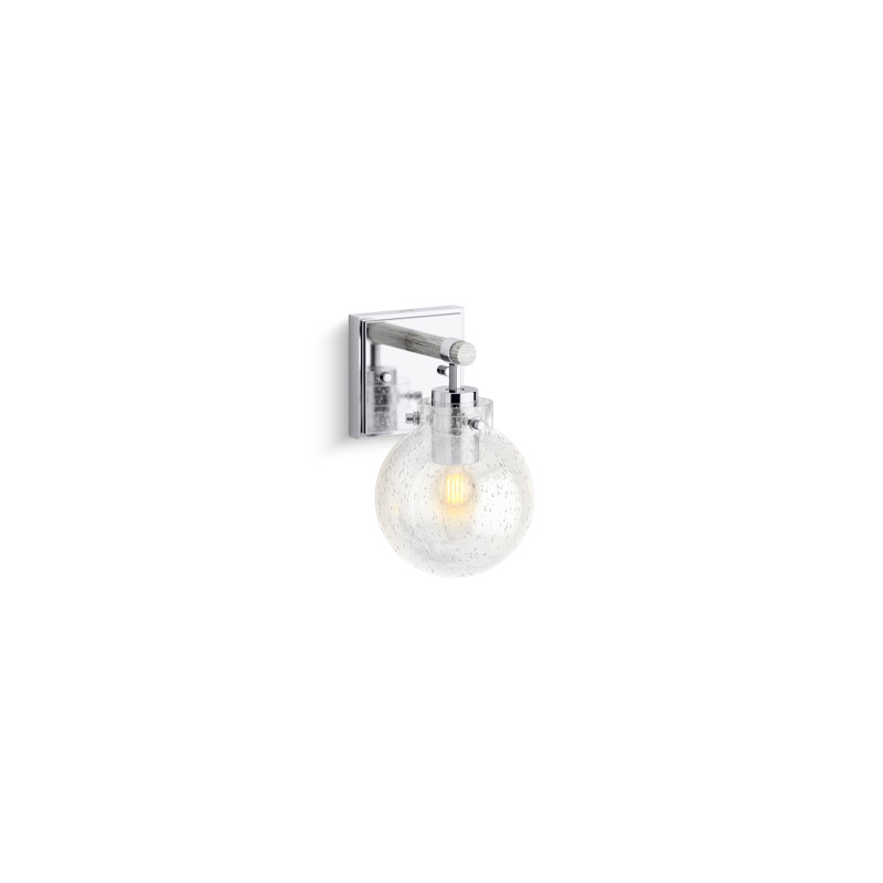 Holt One-Light Sconce, Polished Chrome