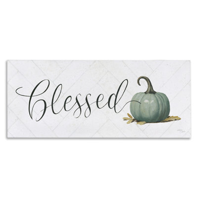«Blessed with Pumpkin», art mural sur toile par Wellington Studio
