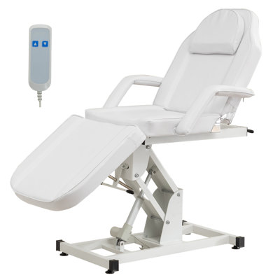 Table de massage électrique pliante, robuste (200 kg), hauteur réglable par télécommande, revêtement en PU, idéale pour le tatouage, l'épilation, les spas et les soins médicaux.