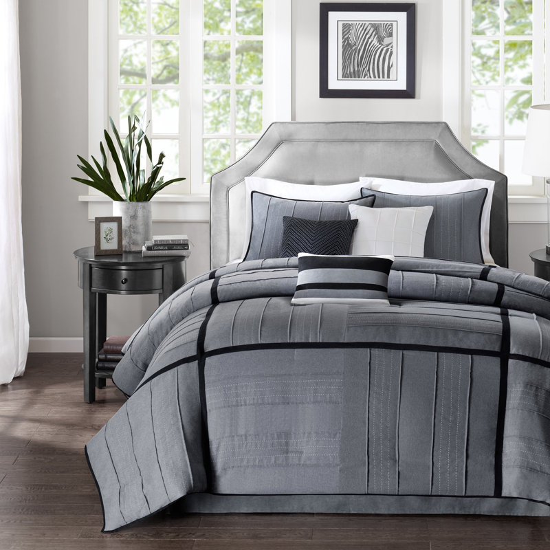 Bridgeport 7 Piece Comforter Set, King Comforter + 7 Additional Pieces