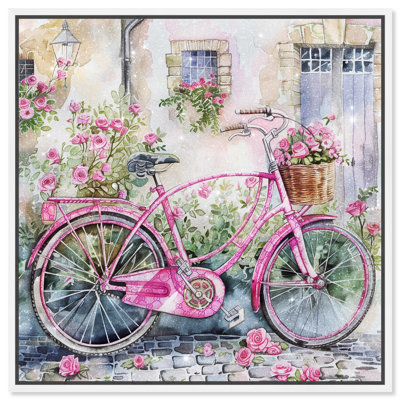 Glam Bike Chic Farmhouse Wall Art by Art Remedy