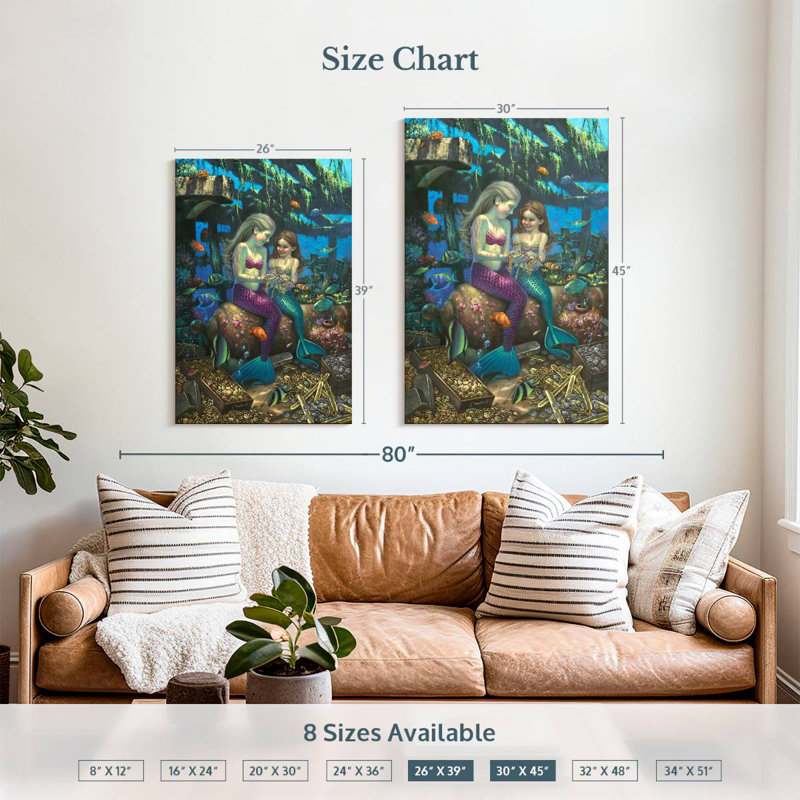 Ashelle Angels Of The Deep, H 39 po x l 26 po
