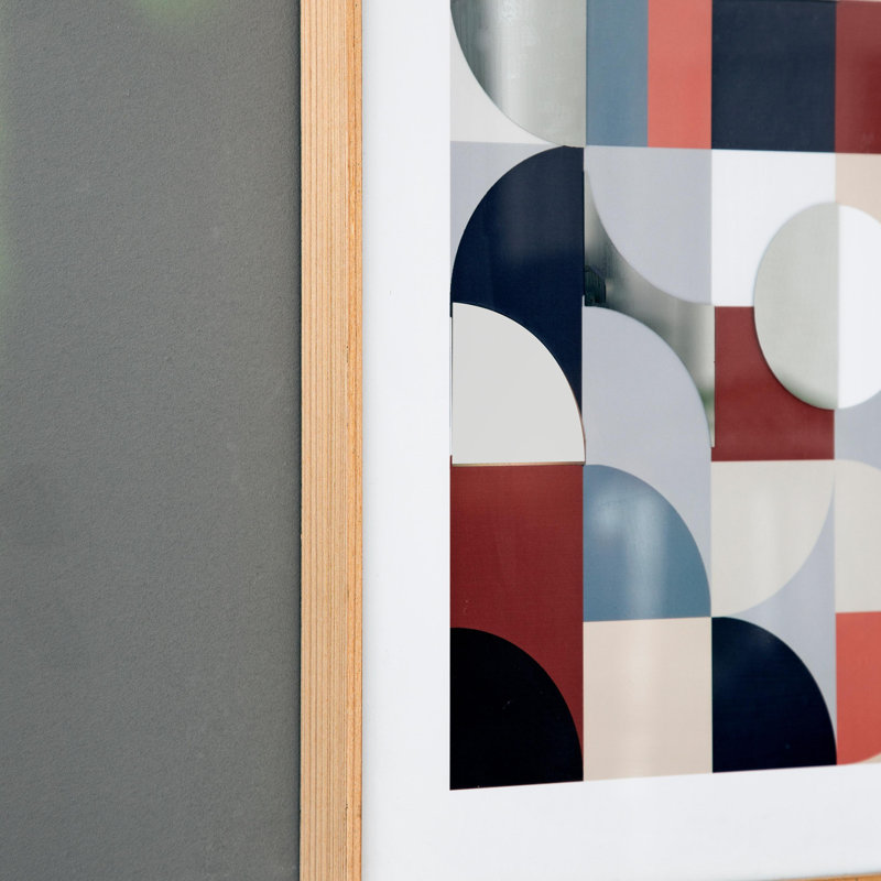 Miroir encadré 23,8 x 33,6 x 1,6 po