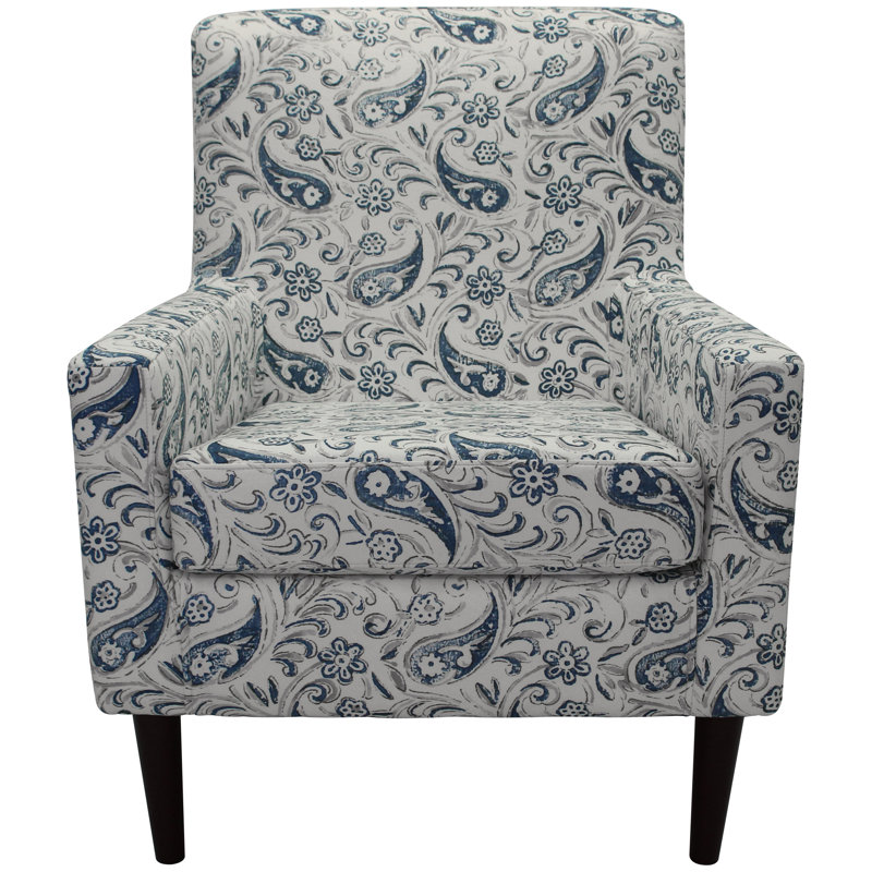 Fauteuil Groesbeck, Paisley Blue