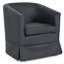 Le fauteuil pivotant en velours de 26,01 po de profondeur offre une assise confortable recouverte d'une rotation à 360 degrés pour divers espaces