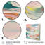 Spring Miracles In Tender Retro Pastel II - Ensemble de décorations murales abstraites-93343461