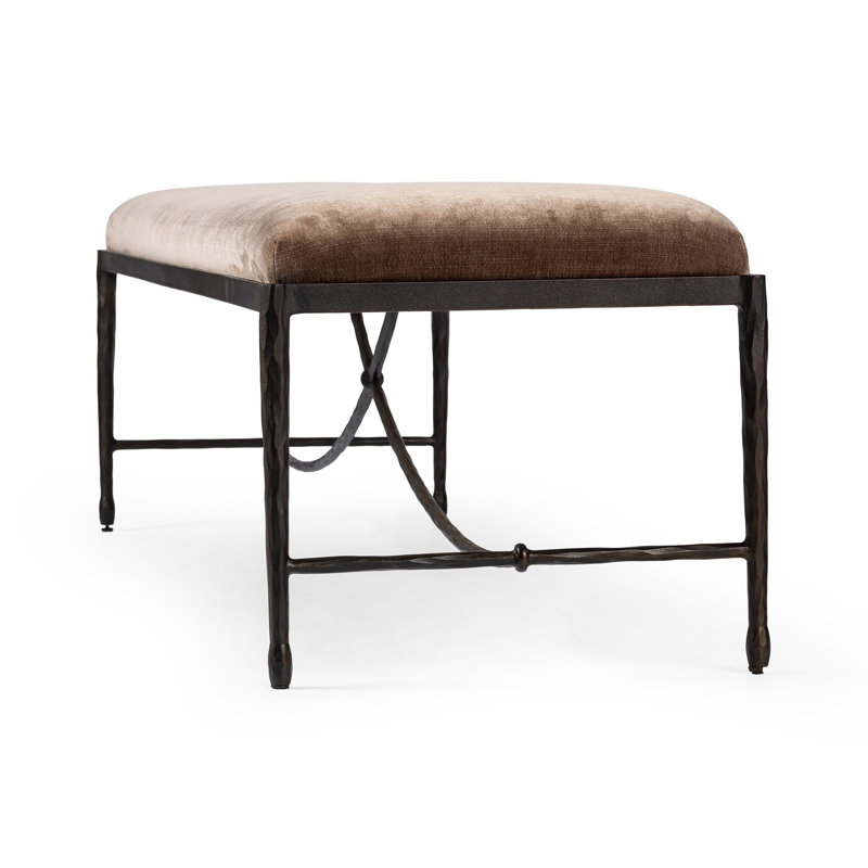 JADE Upholstered Bench, Altair Mushroom