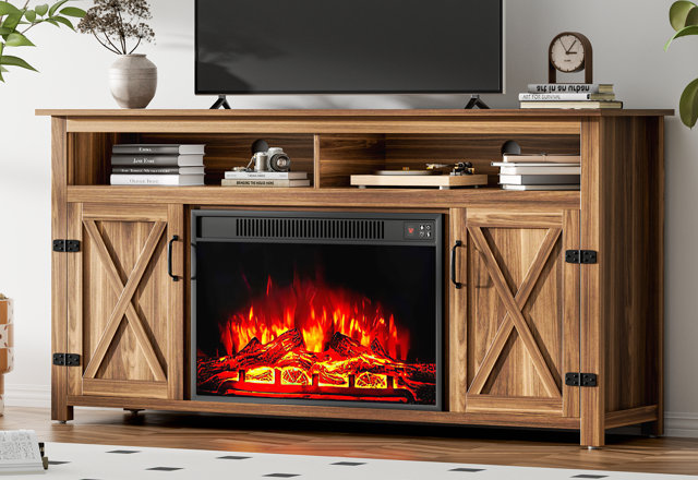 TV Stands with Fireplaces