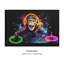 Britwall LED Wall Art DJ Monkey Illuminated Canvas 123x83cm with UK Plug & ON Off Switch