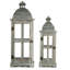 Lanterne de bougie en bois décorative, porte-lanterne ouragan