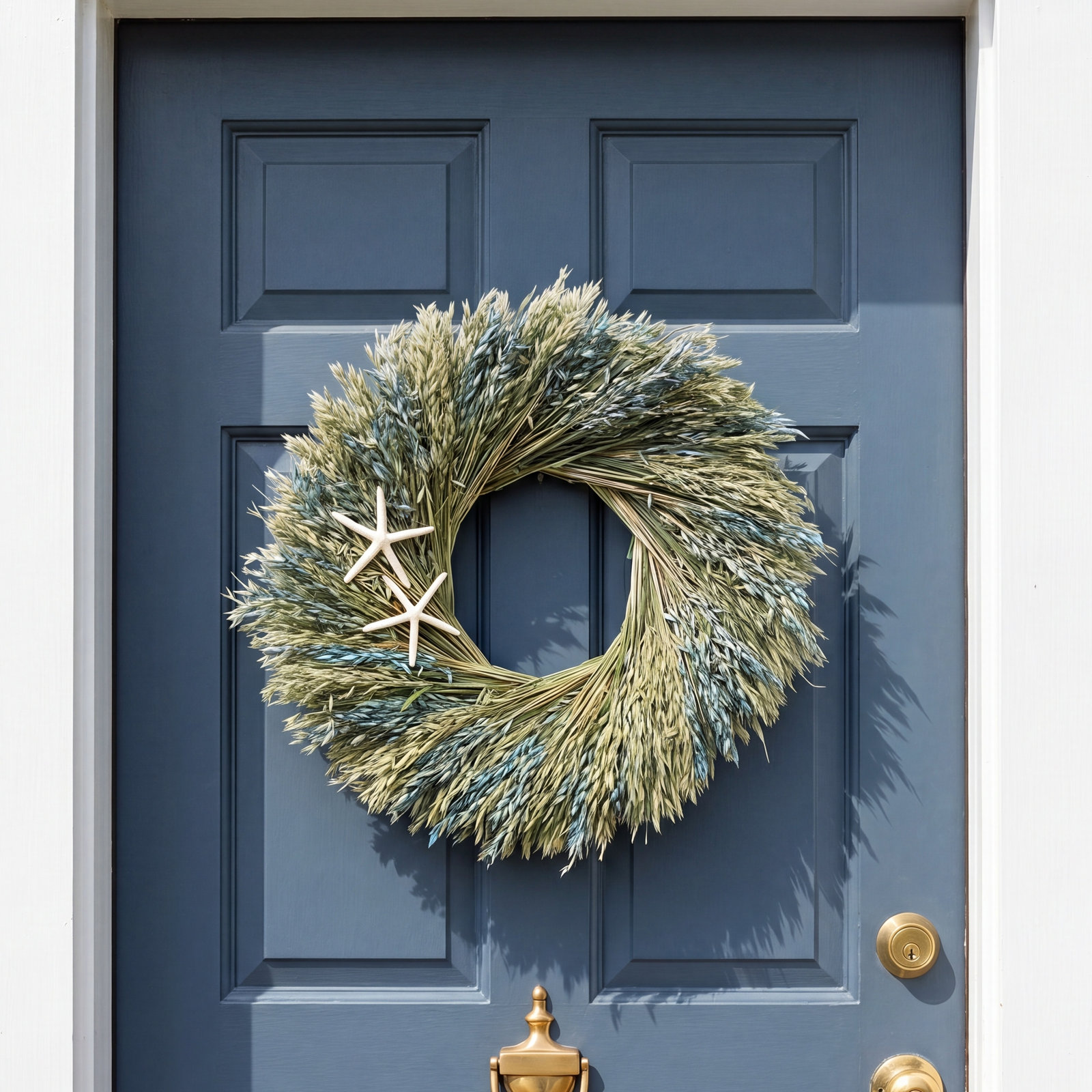 Handcrafted Dried Wreath, 22" H x 22" W x 5" D