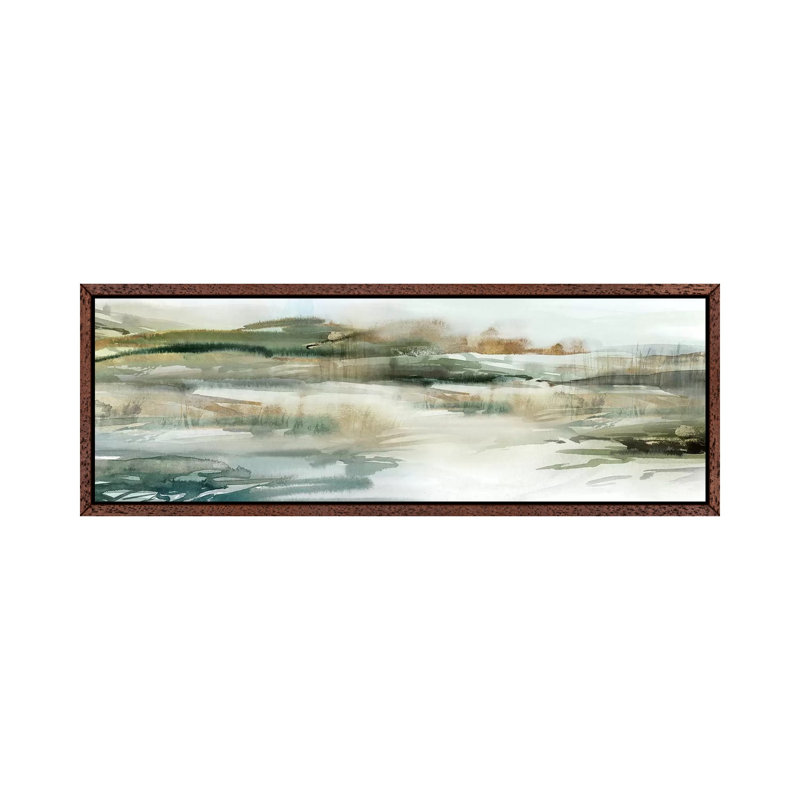 Only For A Moment by Isabelle Z - Panoramic Print on Canvas, Classic Brown Wood Framed, 152.4 cm H x 50.8 cm W