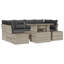 234cm Wide Patio Sofa with Cushions