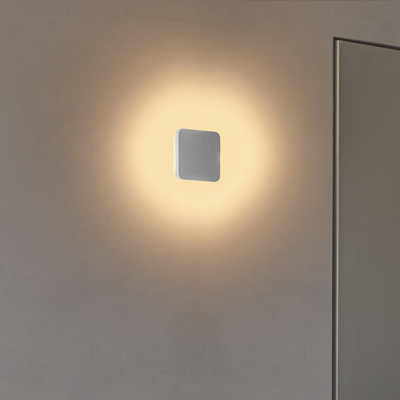 Guinn Plastic LED Flush Mounted Sconce