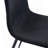 Luxury Simple Chair - Set Of 4 Linen-Cotton Material High Resilience Dining Chair With Metal Black Leg.Integral Metal Leg Architecture,Suitable For Various Interior Decoration Styles.-390831384-390831386-382103111