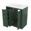 Armoire de meuble-lavabo sur pied moderne simple 30 po avec 3 tiroirs pour le rangement-1770910183
