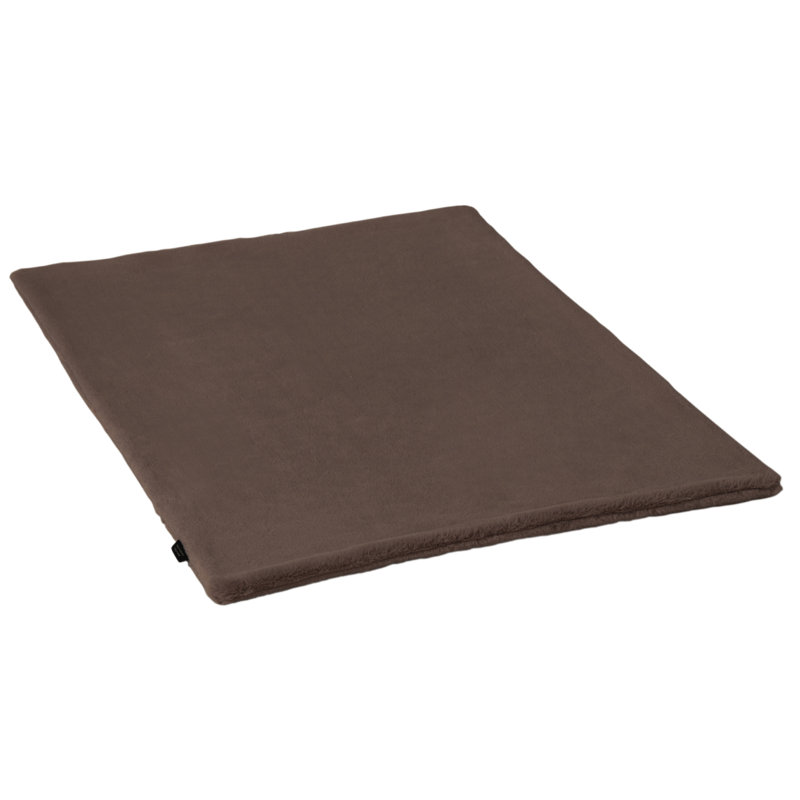 Couverture en fausse fourrure Hamayal, L 30 po x L 40 po, Brun