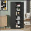 Armoire de cuisine 72 po en métal avec portes, organisateur de rangement autoportant robuste avec 5 tablettes réglables-20974546-20974548