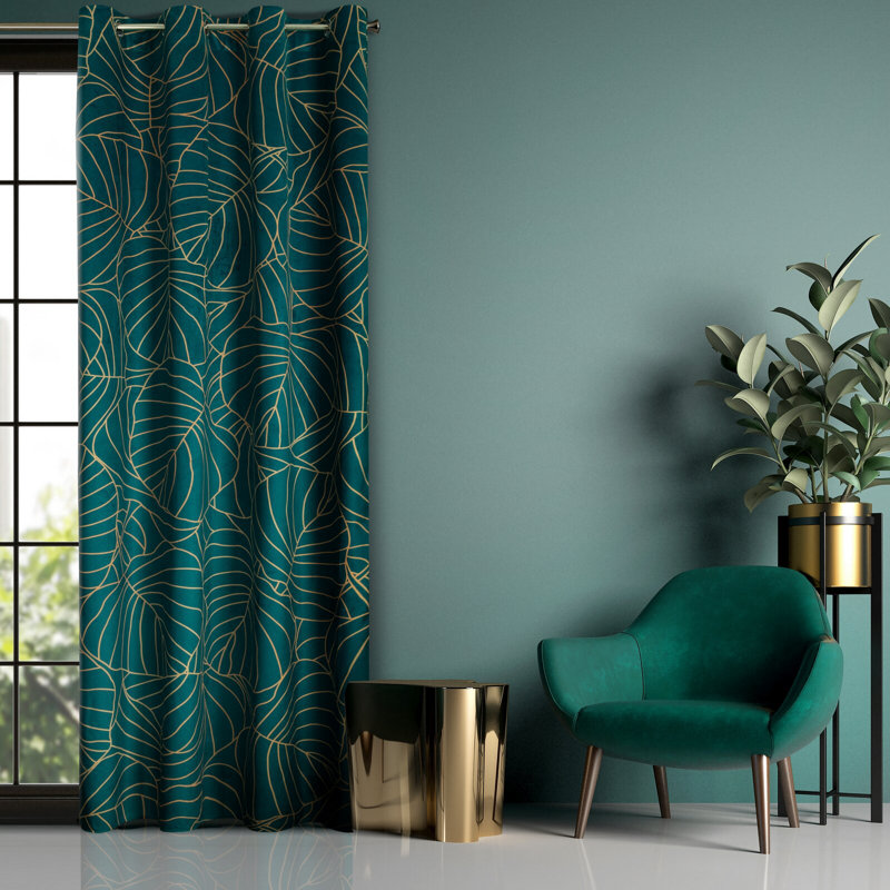 Sabillasville Eyelet Blackout Thermal Single Curtain