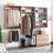 Wall Mounted Wood Closet System