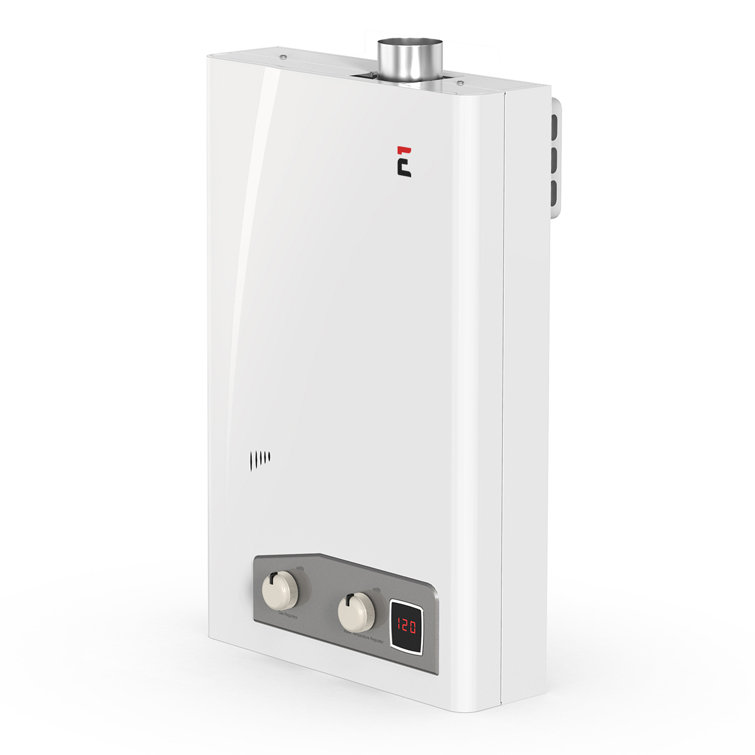 Eccotemp Indoor 4.0 GPM Natural Gas Tankless Water Heater Horizontal Bundle  - Wayfair Canada