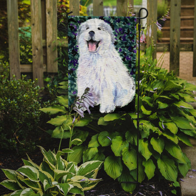 Drapeau de jardin 2 côtés great pyrenees