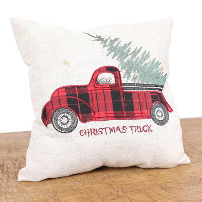 Coussin tartan camion avec arbre Jacobi