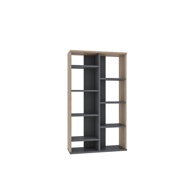 Gjylferije Bookcase, Anthracite/Oak