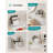 Paper Towel Holder Wall Mount with Shelf