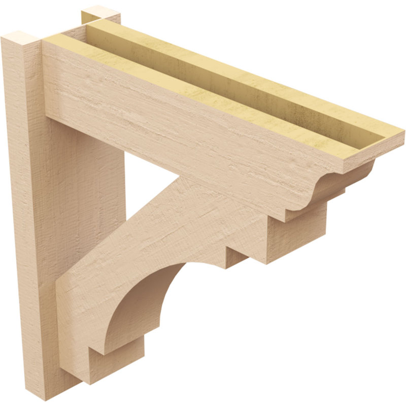 Bois de cèdre brut Merced, H 16 po x l 8 po x P 12 po