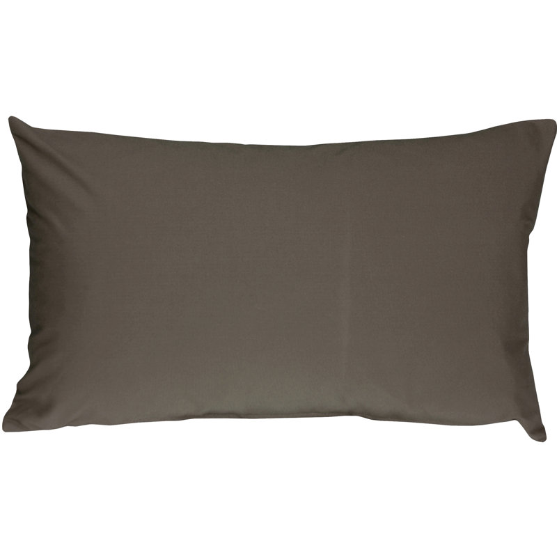 Coussin décoratif lombaire Caravan, H 9 po x l 18 po x P 5 po, Gris foncé
