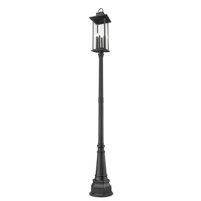 Luminaire d'extérieur sur pied 6 lumières Olvera