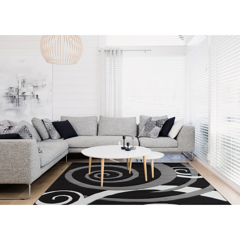 Adonia Abstract Indoor Rug, Rectangle 5'2" x 7'5"