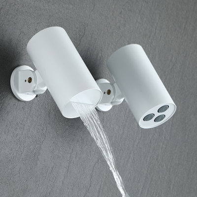 Solid Brass Temperature Display Shower System with Rough-in Valve